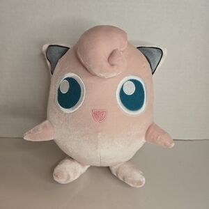Nintendo Pokemon 7" Jigglypuff Plush Stuffed Animal 2023 Jazwares Velvet Velour